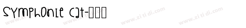 symphonie cat字体转换